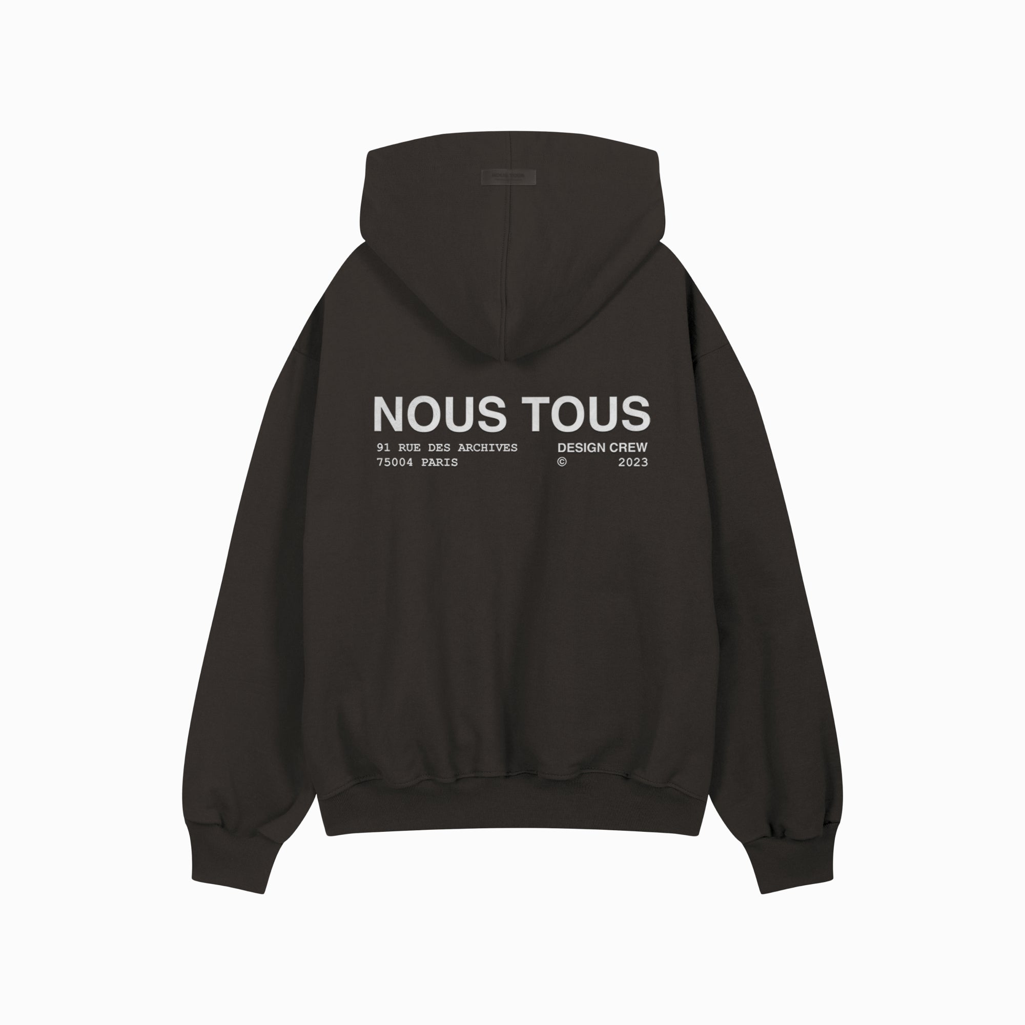 BLUZA DESIGN CREW ESPRESSO - Nous Tous