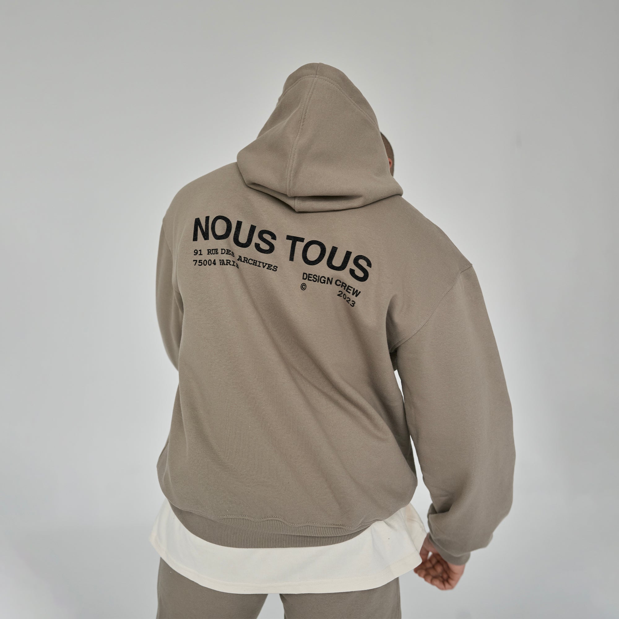 BLUZA DESIGN CREW KHAKI - Nous Tous