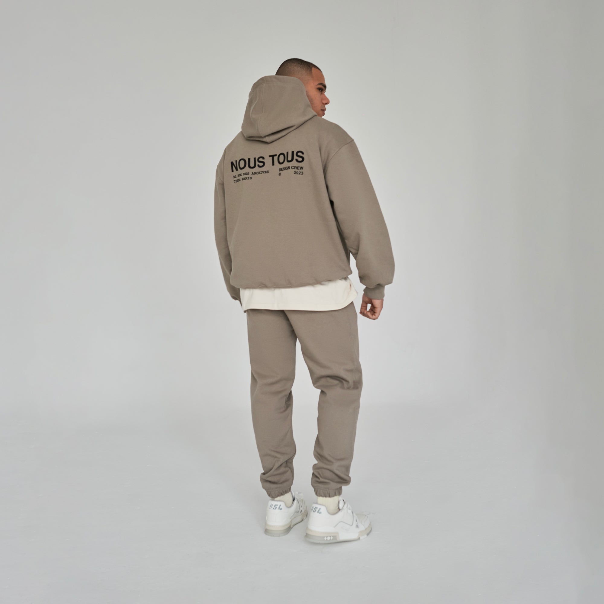 BLUZA DESIGN CREW KHAKI - Nous Tous