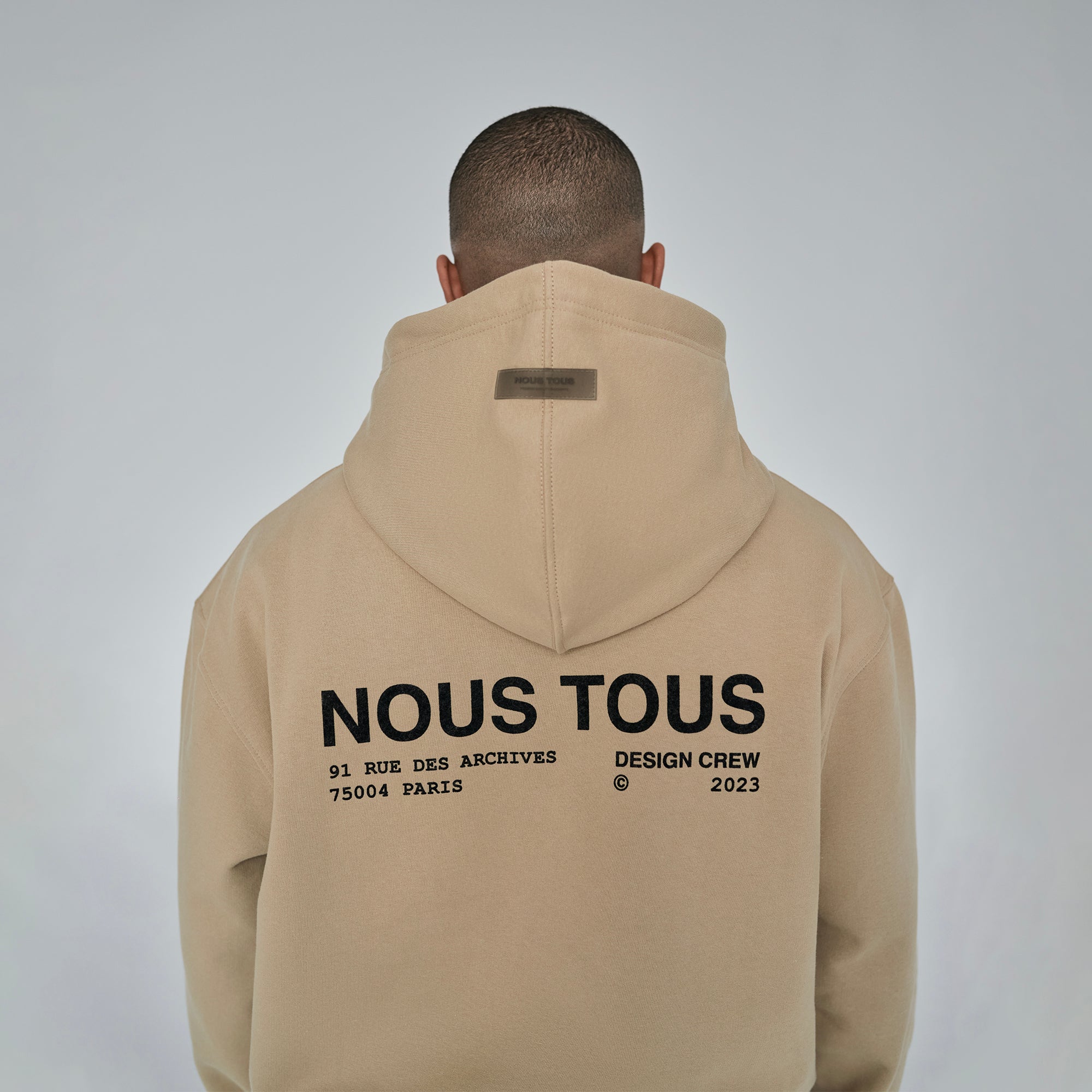 BLUZA DESIGN CREW SAND - Nous Tous