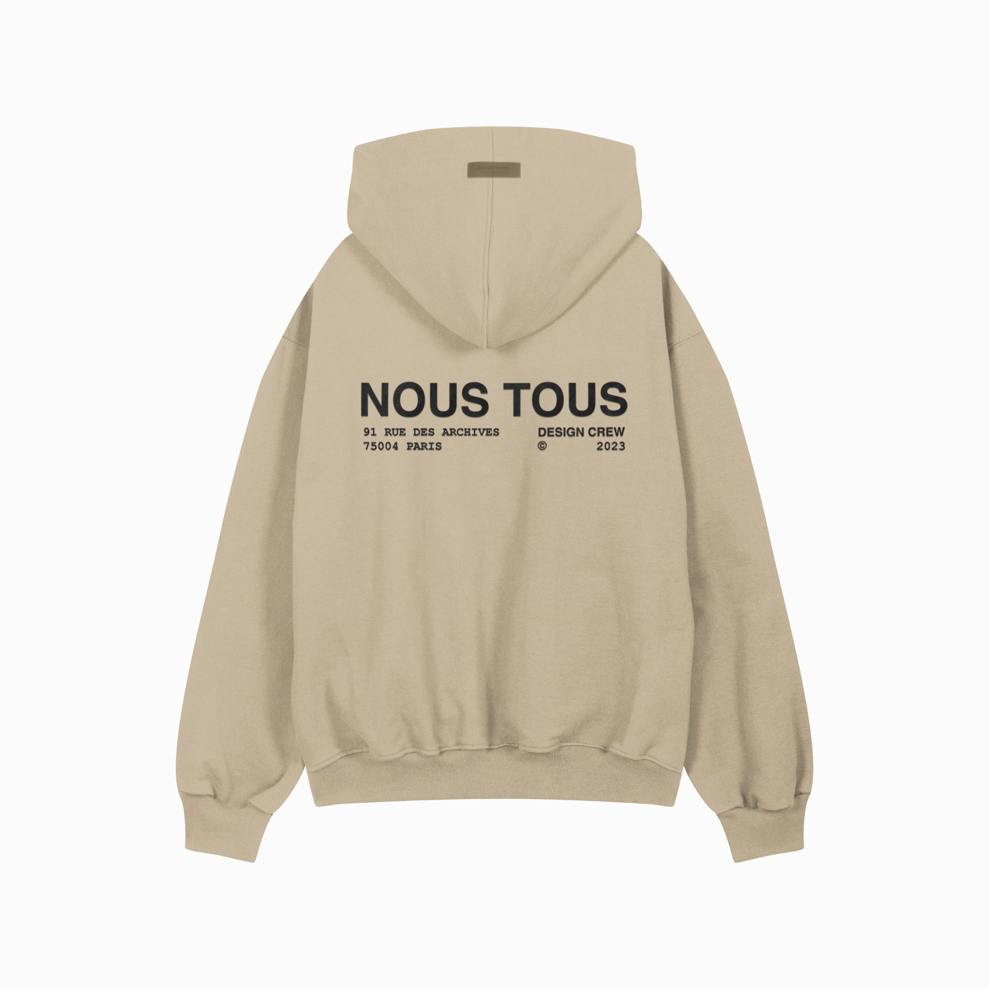 BLUZA DESIGN CREW SAND - Nous Tous