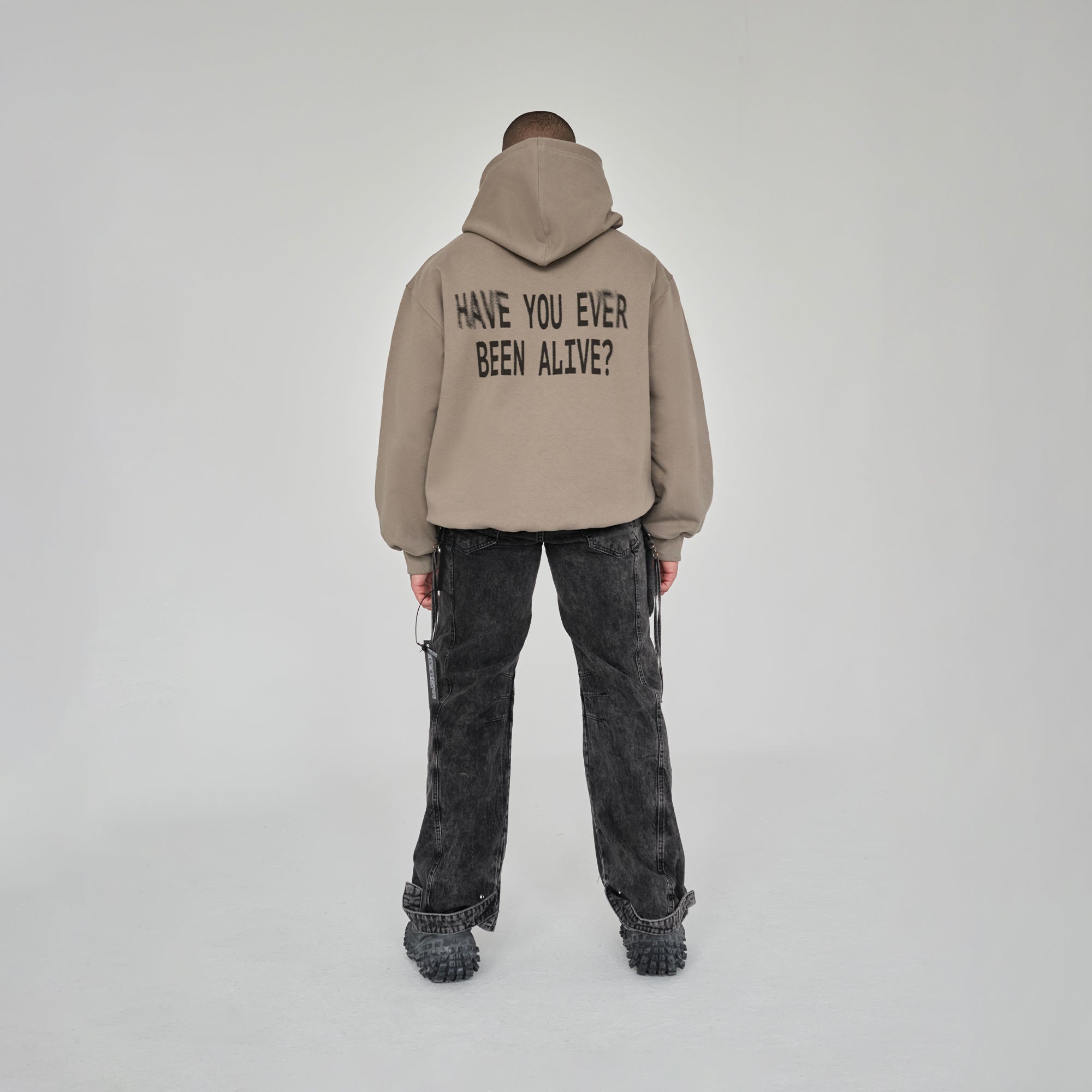 BLUZA HAVE YOU EVER BEEN ALIVE KHAKI - Nous Tous