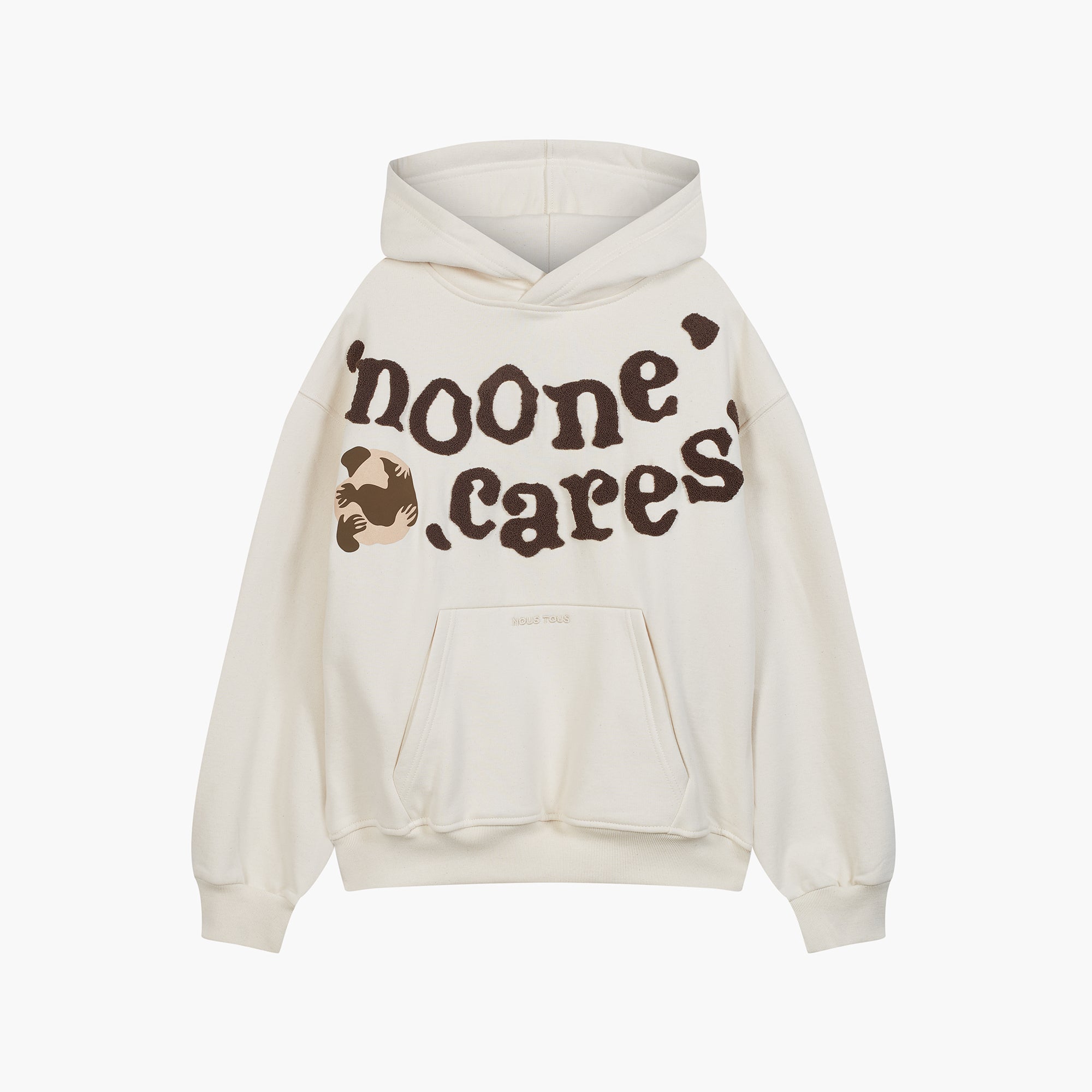 BLUZA NO ONE CARES FROTTE PUFF PRINT ORGANIC - Nous Tous