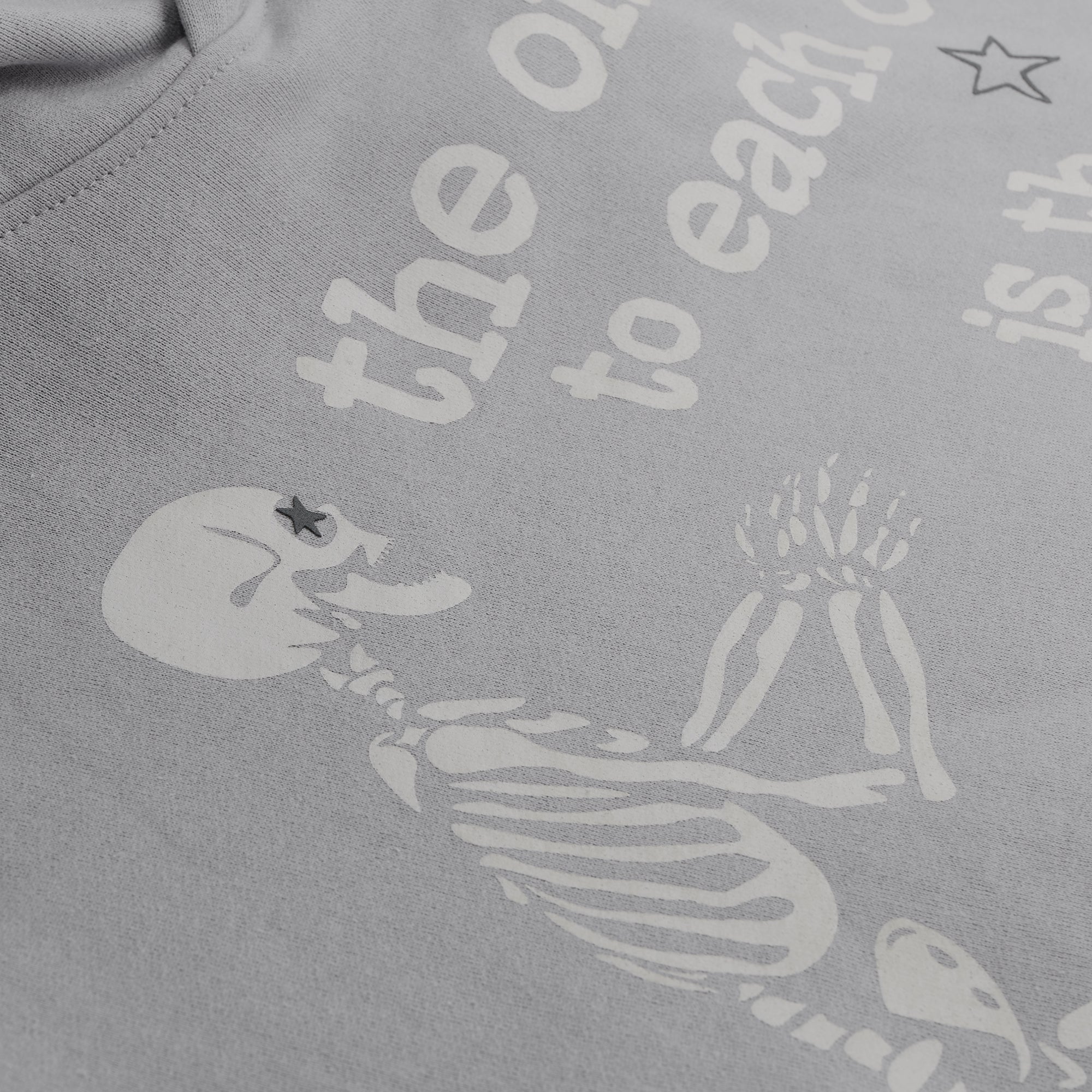 BLUZA SKELETONS 3D PRINT SILVERSTONE - Nous Tous