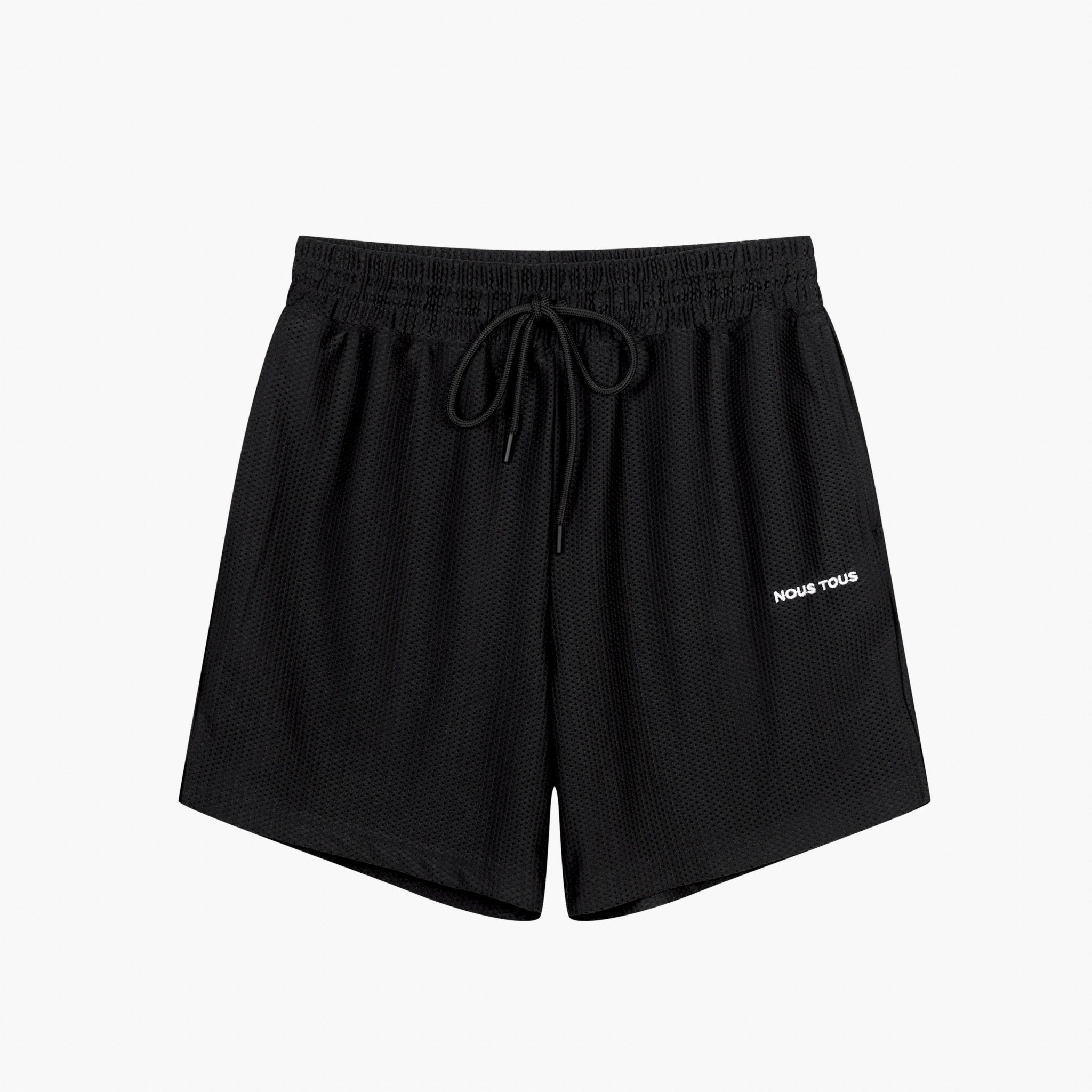 DRIP MESH SHORTS CZARNY - Nous Tous