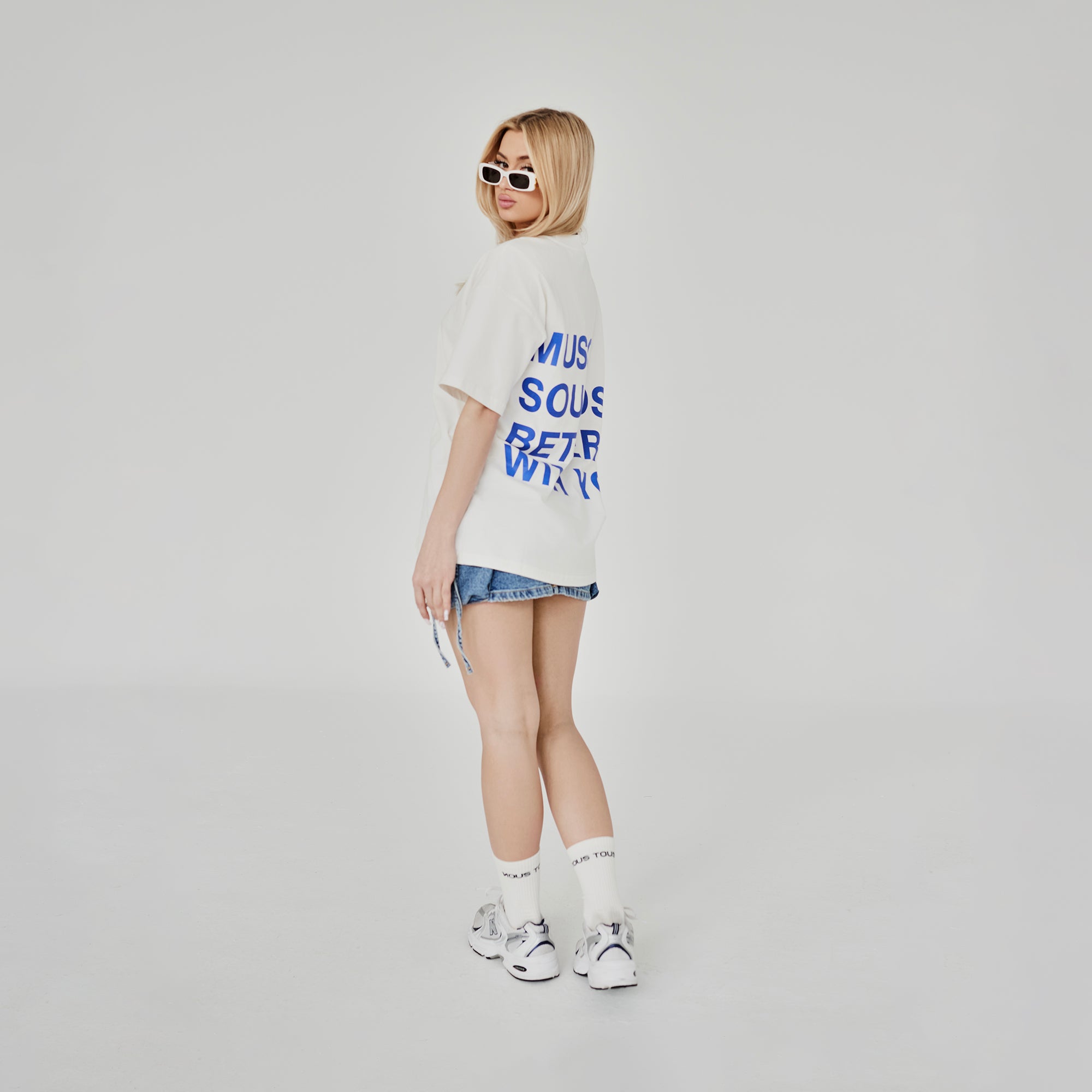 koszulka Music Souds better with you BLUE OFF WHITE - Nous Tous