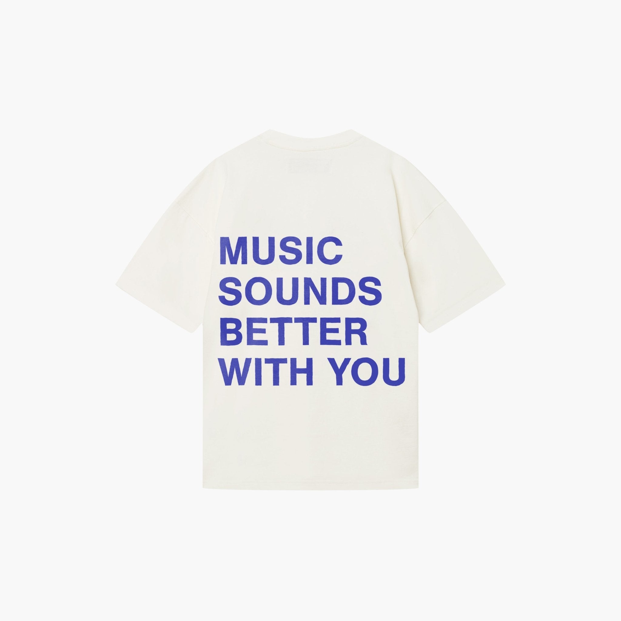 koszulka Music Souds better with you BLUE OFF WHITE - Nous Tous