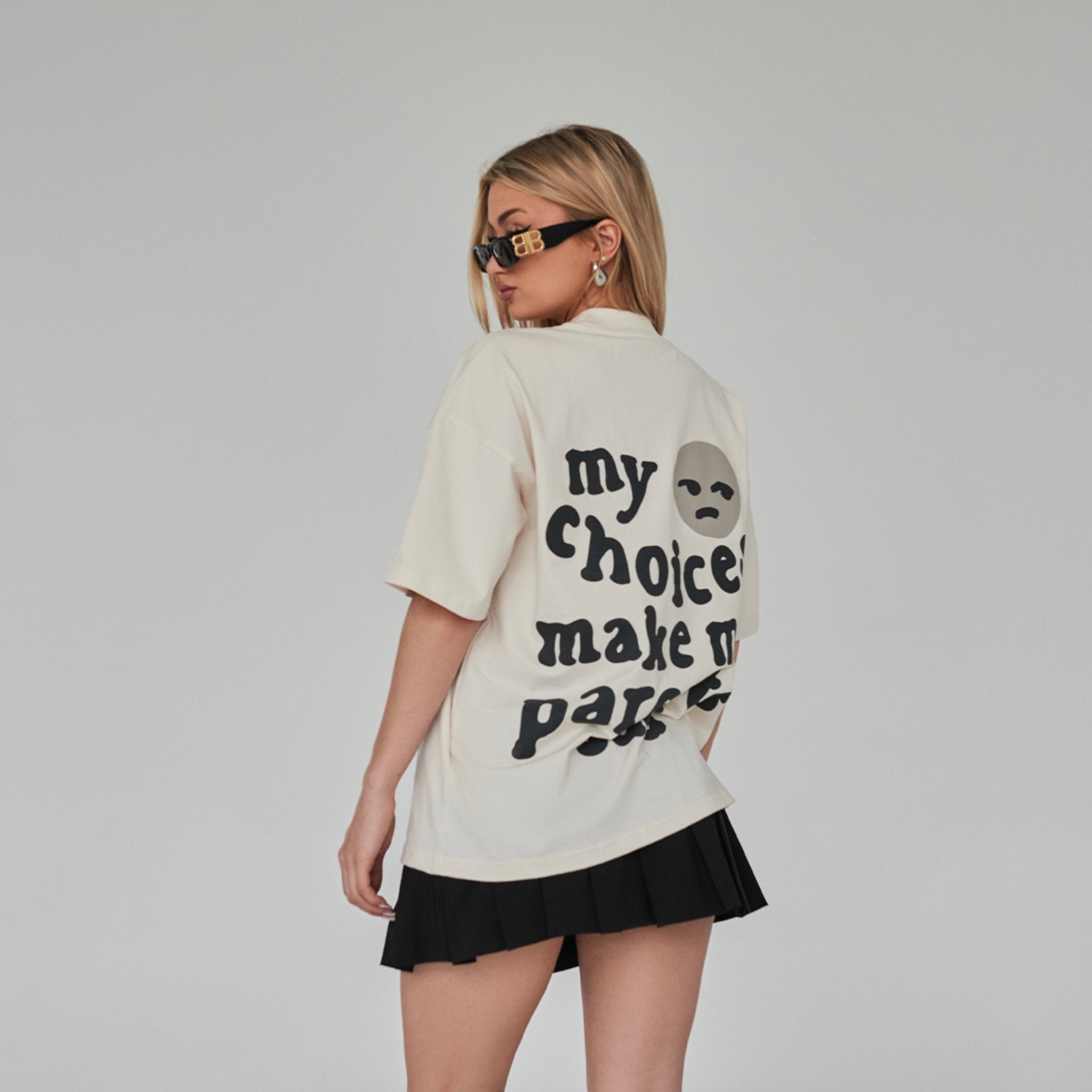 KOSZULKA MY CHOICES OFF WHITE - Nous Tous