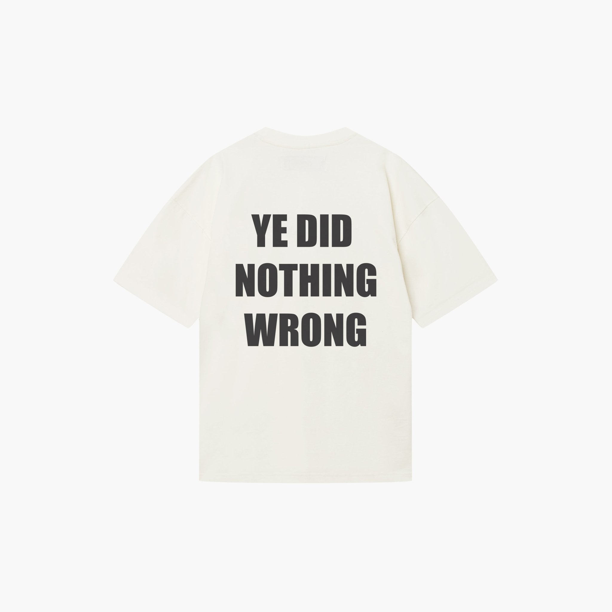 KOSZULKA YE DID NOTHING WRONG OFF WHITE - Nous Tous