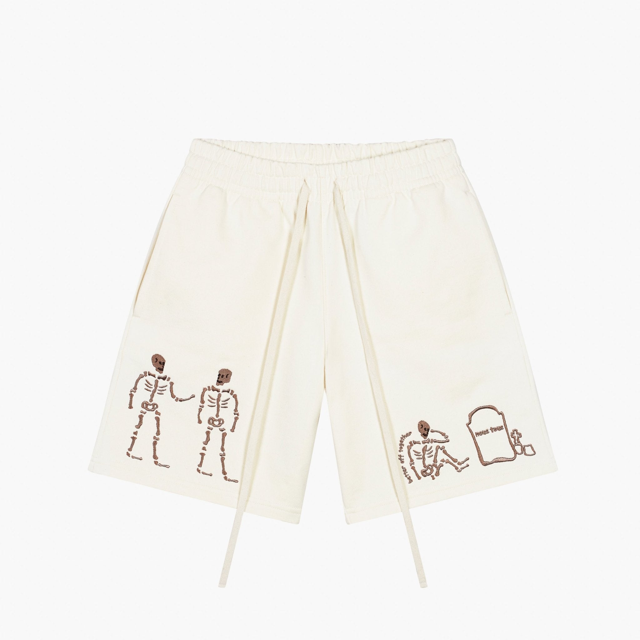 SKELETON SHORTS OFF WHITE - Nous Tous