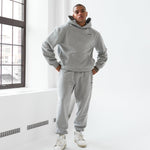 SPODNIE HERITAGE SZARY MELANŻ